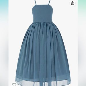 Girls sz 6/7 blue formal dress